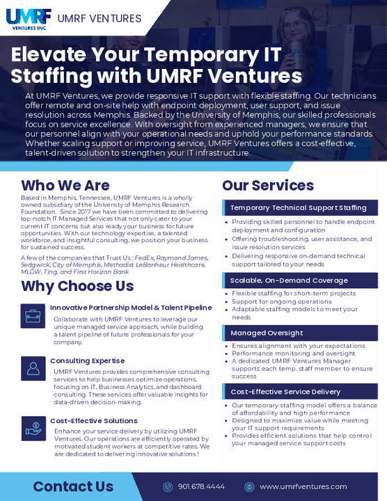 PDF thumbnail for Temporary IT Staffing Solutions
